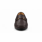 Vieux Bienville Caffe tumbled leather loafer, front view